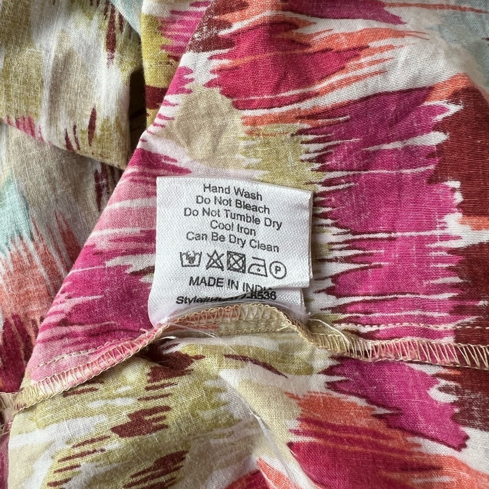 House of Harlow 1960 ZOEY Floral Flutter Sleeve Smocked Top Tiered Midi Dress, M - Picture 9 of 10